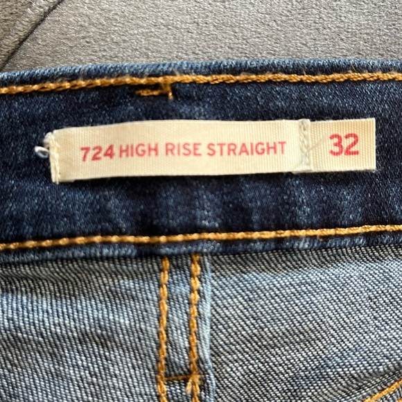 Levi’s 724 High rise straight SZ 32 - Picture 4 of 4